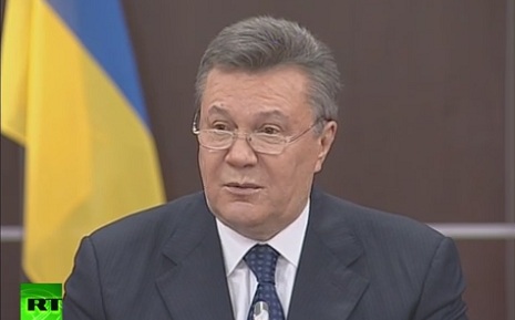 Yanukoviç: `Ukraynada qan axmasına CİA direktoru sanksiya verib” – VİDEO